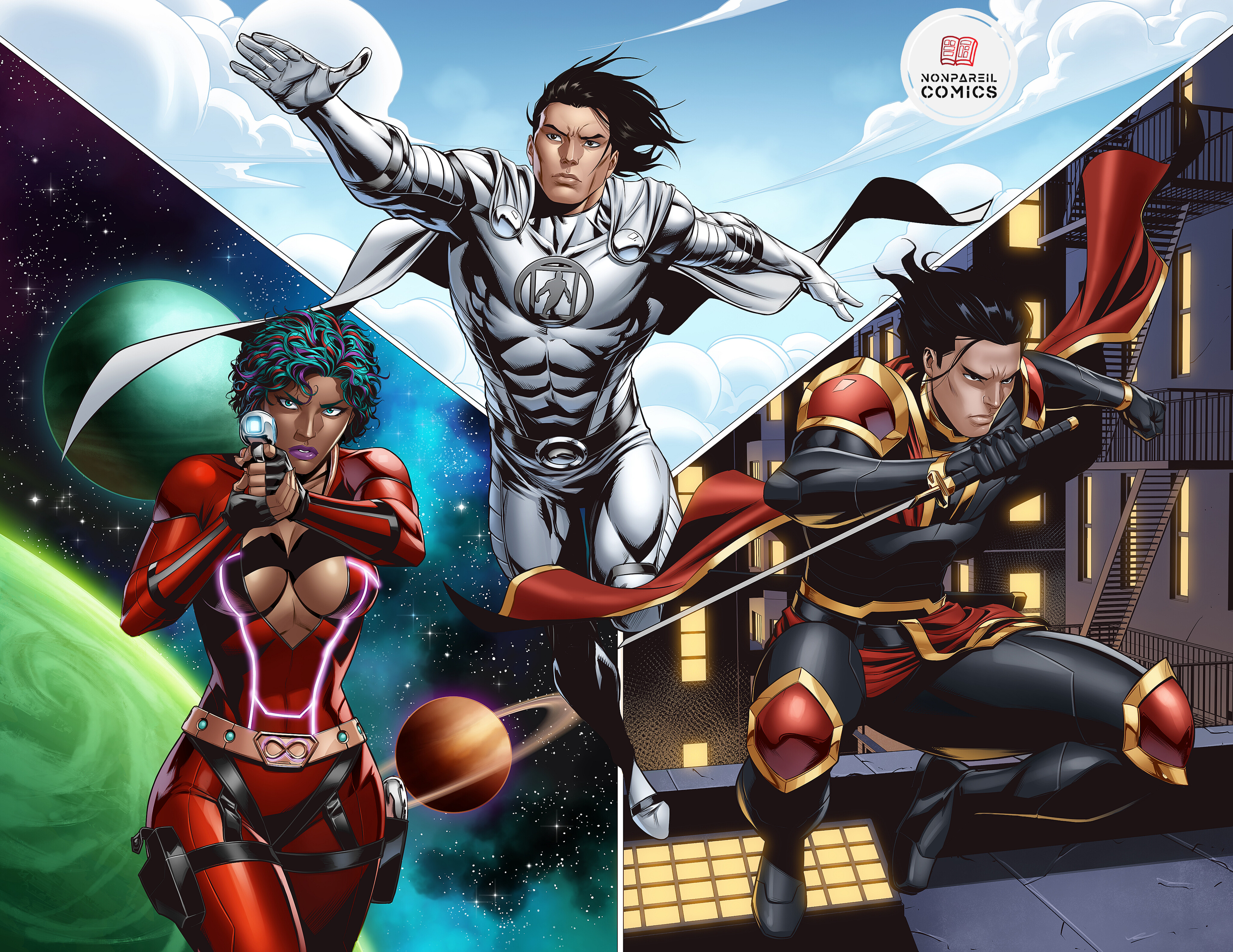 Nonpareil Comics Trinity Poster
